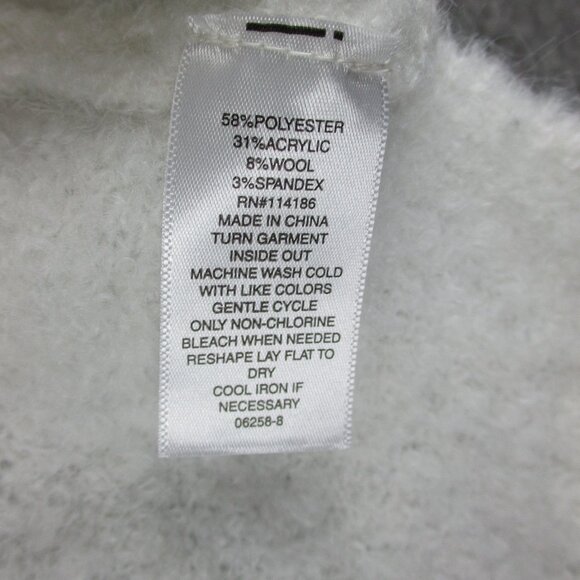Lot 3 Sweater Women's Large White Gray Ana Universal Thread Chelsea & Theodore - Picture 14 of 16